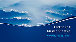 Blue Cloud Common PPT Template