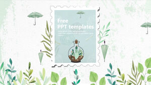Stamp background PowerPoint templates