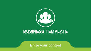 Șabloane PowerPoint pentru rapoarte de afaceri ecologice