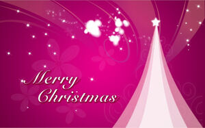 เทมเพลต PPT แบบไดนามิกคริสต์มาส