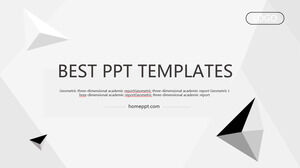 Geometrik çokgen iş PowerPoint Şablonları