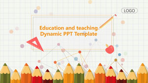 أقلام لطيف قوالب باوربوينت ديناميكية