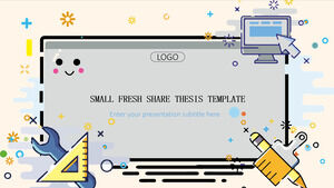 Modelos de PPT de tese de graduação fresca