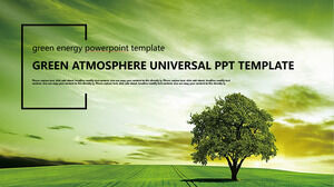 High-End-PowerPoint-Vorlagen für grüne Unternehmen