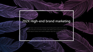 Weibliche Feder Powerpoint-Vorlagen