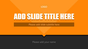 เทมเพลต PPT ธุรกิจบูติกสีเหลืองและสีดำ