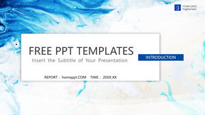 藍色工作簡歷PowerPoint模板