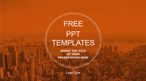 城市商人的PowerPoint模板