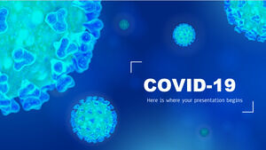 เทมเพลต PowerPoint ธีม COVID-19