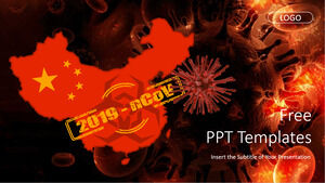 新しいコロナウイルスのPowerPointテンプレート