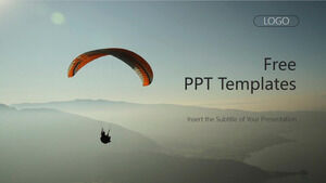 雜誌風格旅遊相冊PPT模板