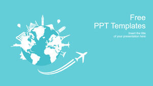 世界旅游主题PowerPoint模板