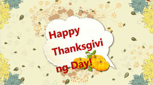 Selamat Hari Thanksgiving PowerPoint template