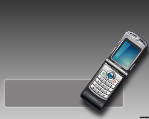 無料携帯電話PowerPointのテンプレート