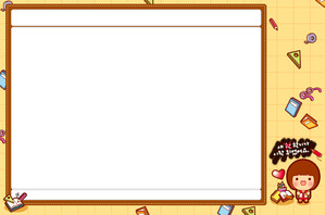 2 つの漫画スタイルの PPT 背景