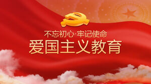 Orijinal görevi unutma, vatanseverlik eğitimi PPT şablonu indir