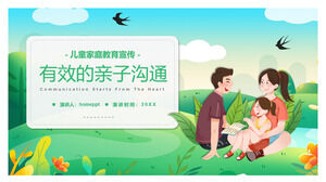 Download de PPT de comunicação eficaz entre pais e filhos