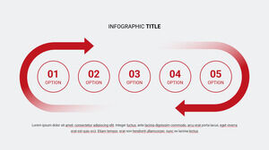 Horizo​​ntal-Ring-Circulation-PowerPoint-テンプレート