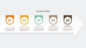 Modelos de Processo de Seta Grande em PowerPoint