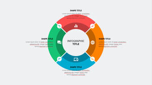 Pie-Divide-Overlay-PowerPoint-テンプレート