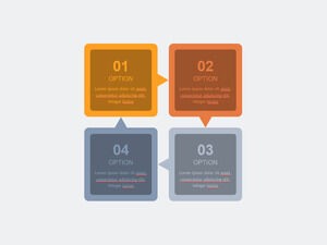 Round-Square-Circulation-Connect-PowerPoint-템플릿