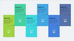 블록 어레이 파워포인트 템플릿