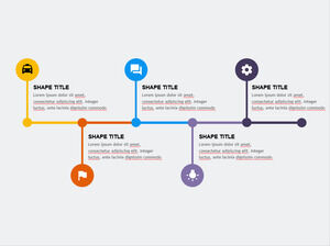 Poziome kropki-bubble-PowerPoint-Szablony