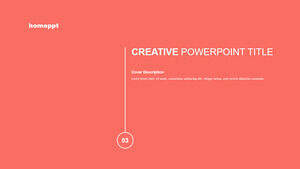 최소 라이트 파워포인트 템플릿