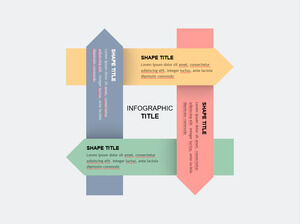 Modelli di PowerPoint-Cross-Cross-Squadra-Circolazione-Freccia