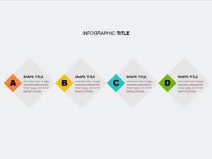 菱形-水平阵列-PowerPoint-模板