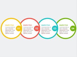 圆阵列 PowerPoint 模板