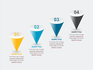 Cone-Array-PowerPoint-テンプレート