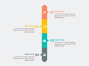 Modèles PowerPoint de commentaire de barre verticale