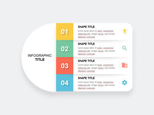 Semicírculo-Lista-Grupo-Plantillas de PowerPoint