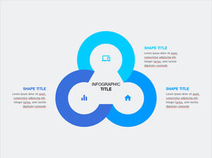Modelli PowerPoint a tre cerchi