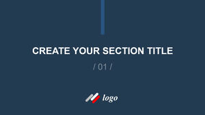 Dasar-Slide-Judul-PowerPoint-Template