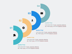 Setengah Lingkaran-Atur-Langkah-PowerPoint-Template