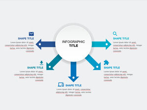 Cerchio-Freccia-Elementi-Modelli di PowerPoint
