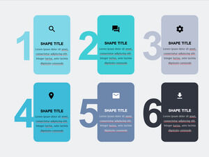 많은 수의 콘텐츠-파워포인트-템플릿