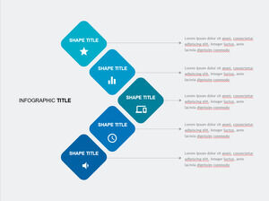 组-箭头-分布-PowerPoint-模板