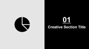 Hitam-Dan-Putih-Ikon-Judul-PowerPoint-Templat
