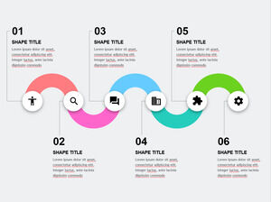 Wave-Linked-Point-Dot-PowerPoint 模板