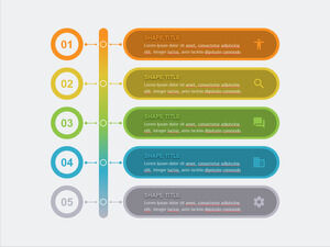 ไล่โทนสี-คำอธิบาย-แถบ-PowerPoint-แม่แบบ