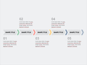 Krok po kroku-Strzałka-Strzałka-Szablony-PowerPoint