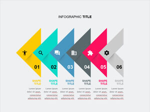 أفقي سهم إلى سهم ربط قوالب باوربوينت