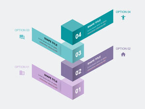 قوالب القائمة مكعب باوربوينت النشطة