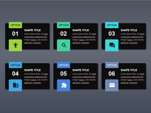 Numero-Contenuto-Box-Modelli di PowerPoint