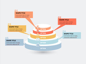 Cake-Step-PowerPoint 模板