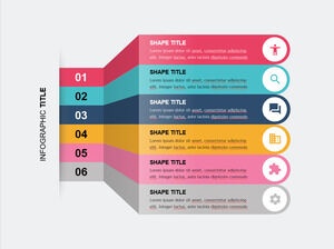 Linear-Dampak-Daftar-PowerPoint-Templat