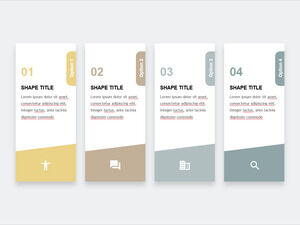 Tab-Normal-Content-Box-PowerPoint-模板